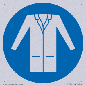 Custom Mandatory: Wear a lab coat